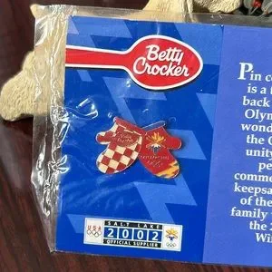 Pin's Olympique NIP – Salt Lake 2002, Team USA, Betty Crocker, Scellé